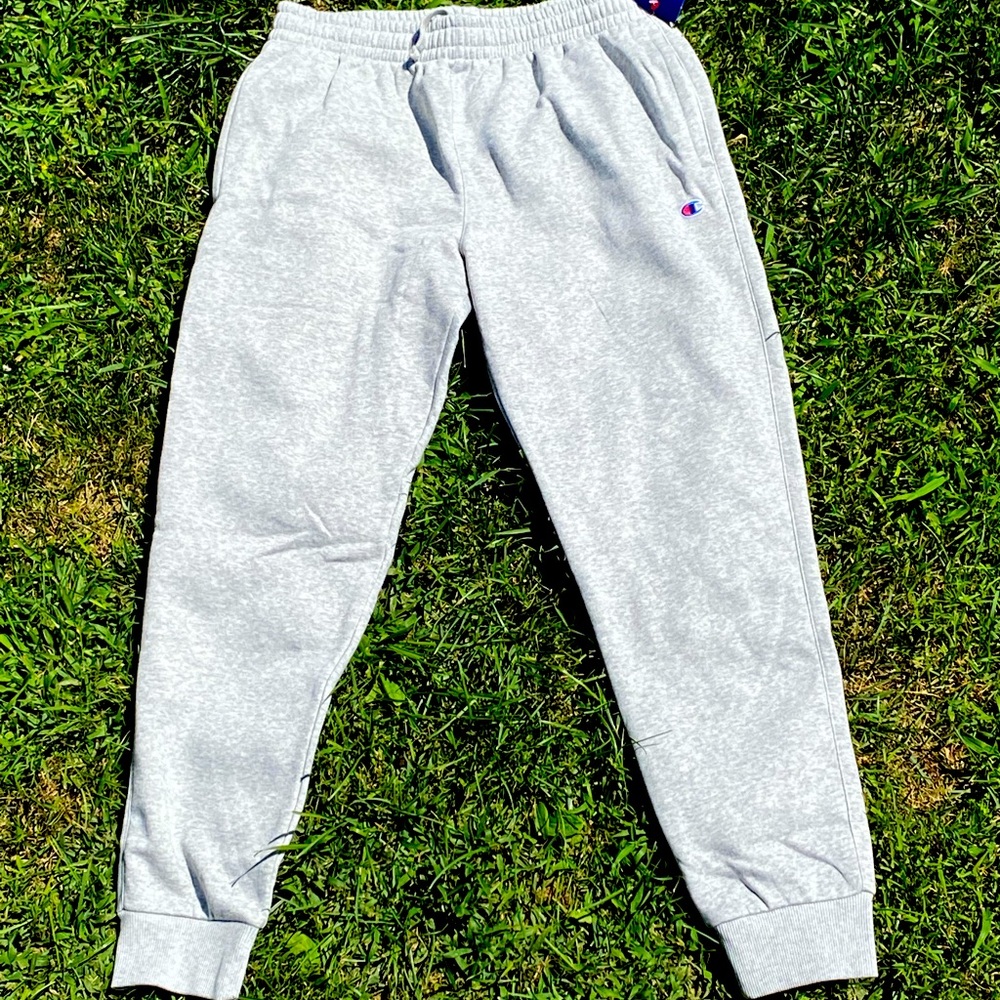 GREY CHAMPION SWEATPANTS